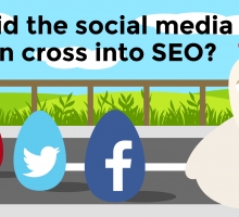 Why did the social media chicken cross into SEO?