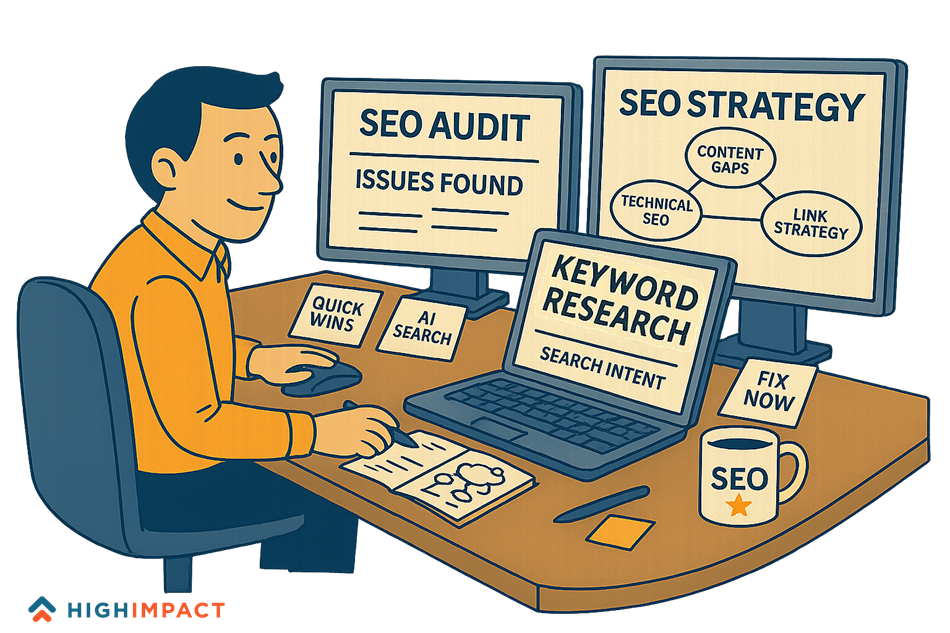 seo-expert-planning-strategy-for-client